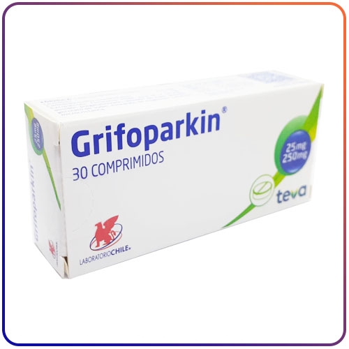 GRIFOPARKIN 250 MG 25 MG X 30 COMPRIMIDOS (LEVODOPA CARBIDOPA)